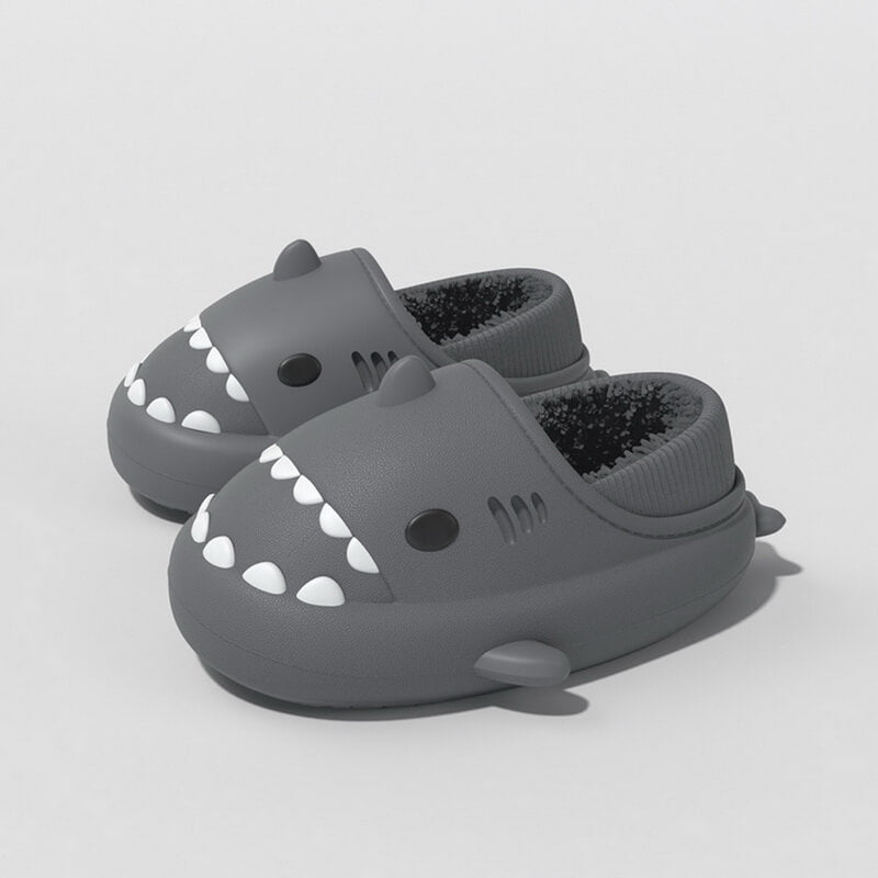SHARKY'Z™️ - Adults High-Top Shark Slippers - PLUSHY'Z®️