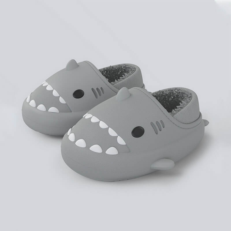 SHARKY'Z™️ - Adults High-Top Shark Slippers - PLUSHY'Z®️