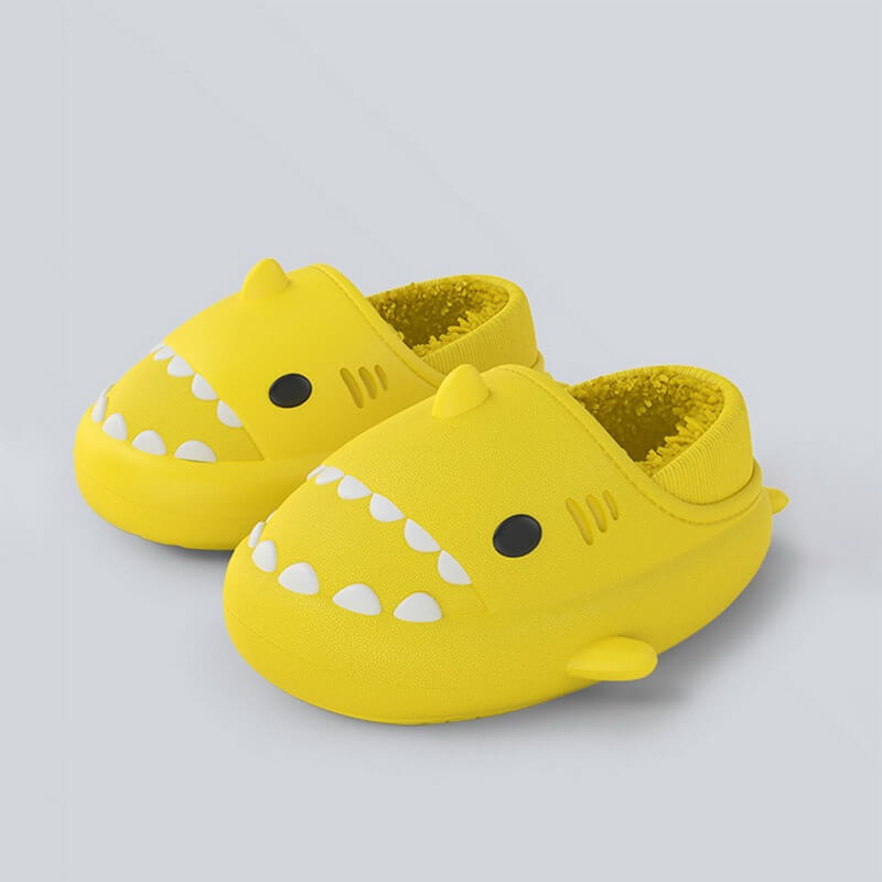 SHARKY'Z™️ - Kids High-Top Shark Slippers - Plushyz