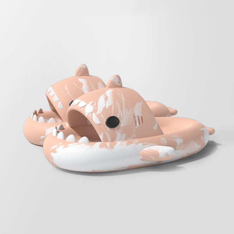 SHARKY'Z™️ TIE-DYE - The Original Shark Slides - PLUSHY'Z®️