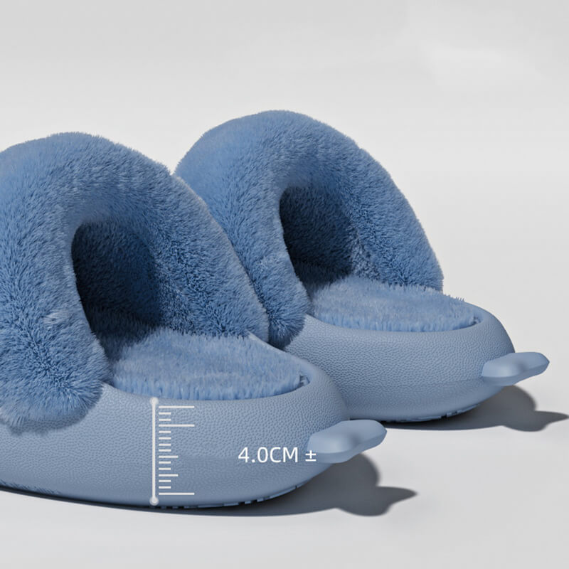 SHARKY'Z™️ SCUFFETTE - Winter Furry Shark Slippers - Plushyz