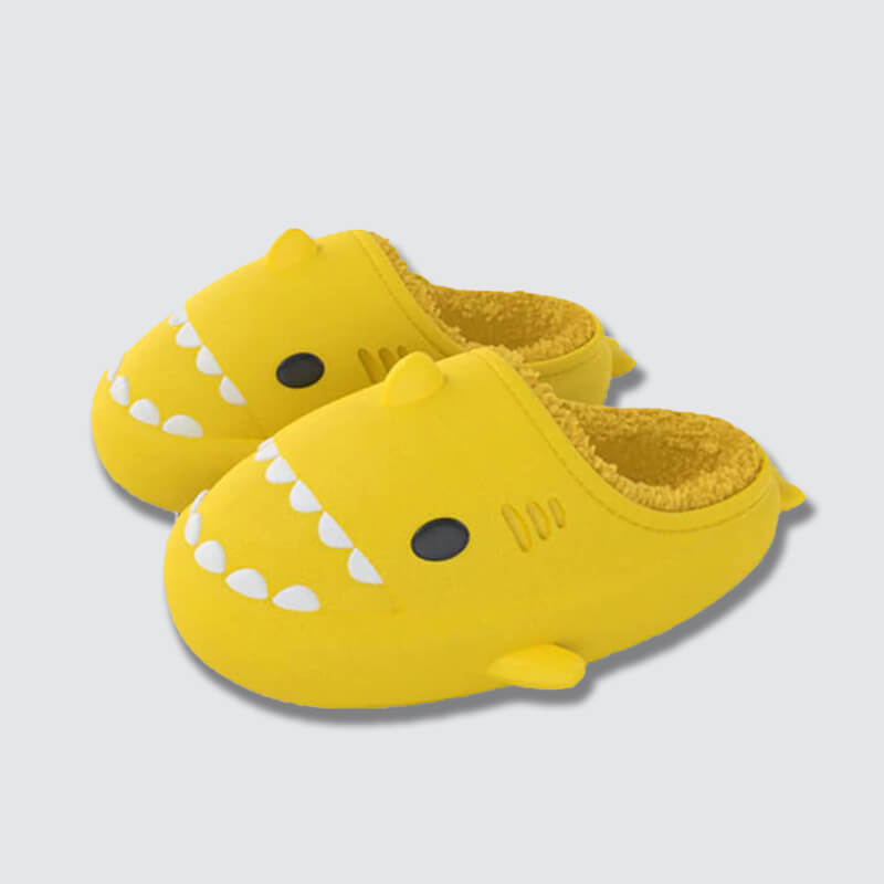 SHARKY'Z™️ - Adults Winter Fuzzy Shark Slippers - PLUSHY'Z®️